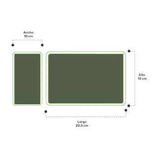Foto 2 | Foto 2 | Par De Blocks De Yoga Eo Safe Imports Esi-23731 Verde