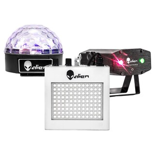 Foto 1 | Foto 1 | Kit Home Party Alienpro Galaxy Points Erizo Hexa Strobe Led