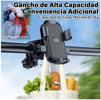 Foto 2 | Foto 2 | Soporte Celular Moto Bicicleta Universal 4-7 Pulgadas Eo Safe Imports Esi-23846 Negro