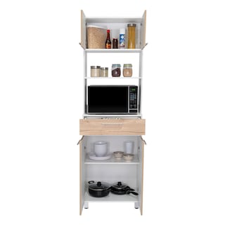 Foto 4 | Foto 4 | Módulo Microondas Prada 2 Café Claro Virtual Muebles