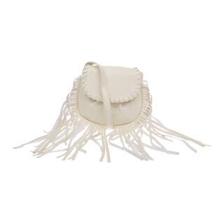 Foto 1 | Foto 1 | Bolsa Blanca Casual Con Asa Y Barbas Largas Para Mujer