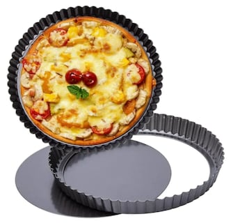 Foto 1 | Foto 1 | Molde para Pay Xtellar De Acero Al Carbono Antiadherente con Fondo Desmontable Gris