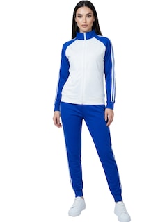 Foto 1 | Foto 1 | Conjunto Deportivo Pants y Sudadera Azul para Mujer