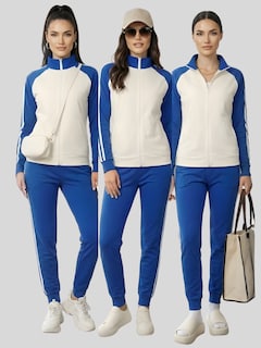 Foto 7 | Foto 7 | Conjunto Deportivo Pants y Sudadera Azul para Mujer