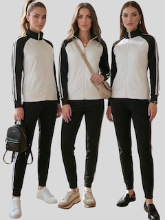 Foto 7 | Foto 7 | Conjunto Deportivo Pants y Sudadera Negro para Mujer