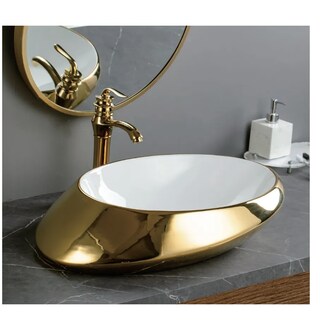 Foto 3 | Foto 3 | Lavabo para Baño Jauz Improvement Dorado