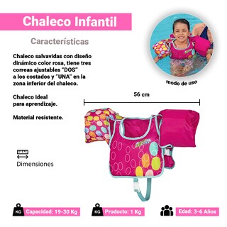 Foto 2 | Foto 2 | Chaleco Salvavidas Bestway Infantil