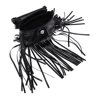 Foto 2 | Foto 2 | Bolsa Negra Casual Con Asa Y Barbas Largas Para Mujer