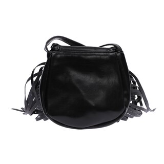 Foto 4 | Foto 4 | Bolsa Negra Casual Con Asa Y Barbas Largas Para Mujer