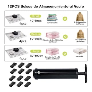 Foto 2 | Foto 2 | Bolsas de Vacío Eo Safe Imports 13 Piezas
