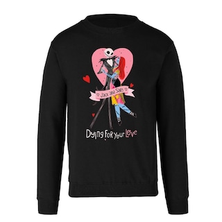 Foto 4 | Foto 4 | Sudadera El Extraño Mundo De Jack Hombre Mujer Negro Disney Original Dying For You