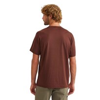 Playera Eddie Bauer Trek Manga Corta Para Hombre Vino