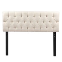 Cabecera Trinity Arlo Color Crema King Size