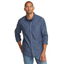 Camisa Eddie Bauer Favorite Classic Para Hombre Azul