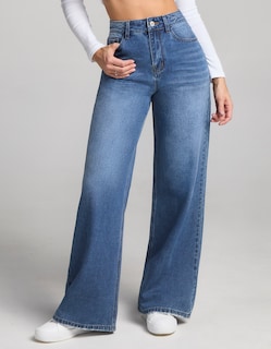 Foto 1 | Foto 1 | Jeans Pierna Ancha Tiro Super Alto Relax 0079stme Seven Jeans