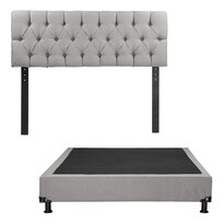 Cabecera Trinity Arlo Color Arena + Box King Size