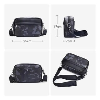 Foto 3 | Foto 3 | Bandolera De Cuero Xtellar De Los Hombres Crossbody Bolso De Hombro