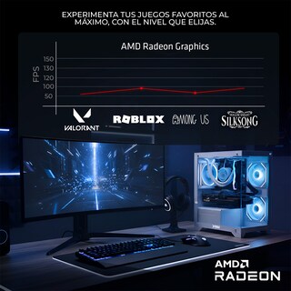 Foto 8 | Foto 8 | Computadora Escritorio Xtreme Pc Gaming Radeon Vega Ryzen 5 5600gt 16gb Ssd 1tb Wifi Black Juegos Casuales Trabajo Y Estudio