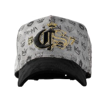 Gorra 5.7 Monogram Collection Laser Cincopunto7 Unitalla Gris/negro Unitalla