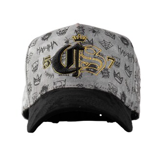 Foto 1 | Foto 1 | Gorra 5.7 Monogram Collection Laser Cincopunto7 Unitalla Gris/negro Unitalla