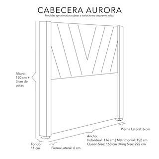 Foto 6 | Foto 6 | Cabecera Dicasa Aurora Color Dark Grey King Size