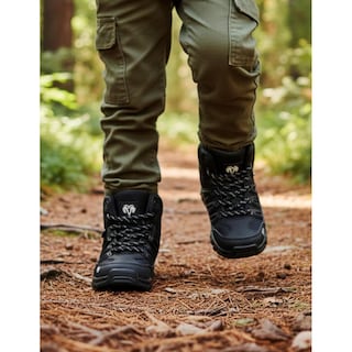 Foto 3 | Foto 3 | Bota Senderismo Ram Negro Acero Para Niño Negro