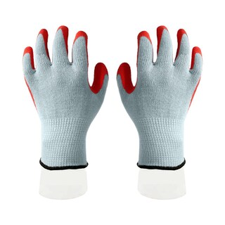 Foto 2 | Foto 2 | 12 Pares Guantes De Poliester Con Latex Rugoso Maple Safe Gris