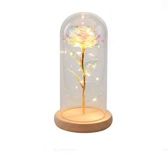 Foto 1 | Foto 1 | Flor De Rosa Eterna Con Luz Led Modelo Blanco