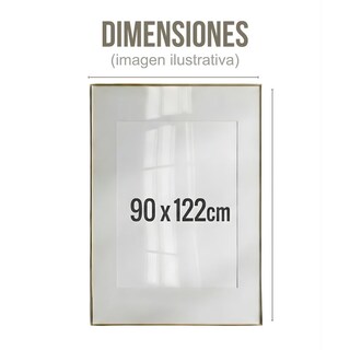 Foto 6 | Foto 6 | Cuadro Decorativo Geométrico 90x122cm Vibración Orgánica