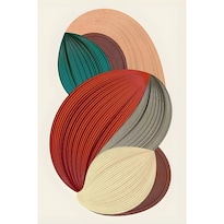 Cuadro Decorativo Geométrico 60x80cm Vibración Orgánica