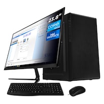 Computadora Escritorio Completa Xtreme Pc Gaming Intel N100 16gb Ssd 256gb Monitor 23.8 Wifi Black Punto De Venta Y Uso Diario