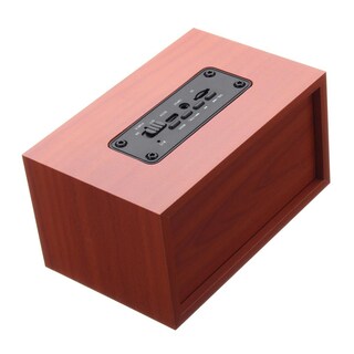 Foto 5 | Foto 5 | Altavoz Portátil Inalámbrico Retro De Madera De 10 W Con Salida W4 - Venta Internacional.