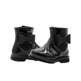 Foto 3 | Foto 3 | Botas Yuyin Charol Negro Moño Calientitas Para Niña Negro