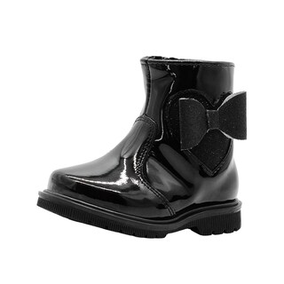 Foto 4 | Foto 4 | Botas Yuyin Charol Negro Moño Calientitas Para Niña Negro