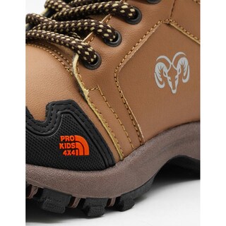 Foto 3 | Foto 3 | Bota Outdoor Ram Avellana Para Niño Resistente Senderismo Cafe