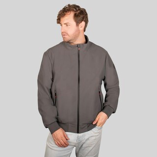 Foto 3 | Foto 3 | Chamarra De Poliester Plus Size Para Hombre Con Bolsillo Interno Greenlander Gris