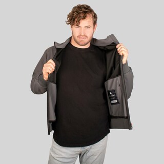 Foto 4 | Foto 4 | Chamarra De Poliester Plus Size Para Hombre Con Bolsillo Interno Greenlander Gris