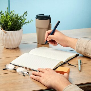 Foto 5 | Foto 5 | Libreta De Curpiel Con 80 Hojas Cubierta Rígida Y Clip Metálico Estilo Elegante