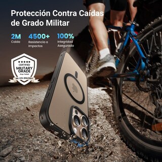 Foto 5 | Foto 5 | Funda Iphone 16 Pro Max Ugreen Negro Magnético Anti-amarillo Con Protección De Lente Y Caídas