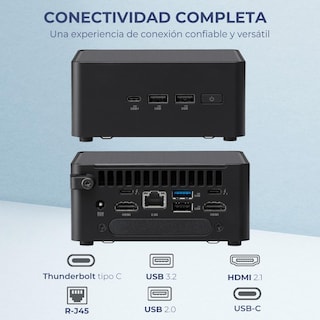 Foto 4 | Foto 4 | Computadora Escritorio Mini Pc Asus Nuc 14 Pro Intel Ultra 7 155h 16gb Ssd 1tb Wifi Estudio Y Multitarea