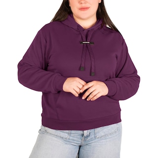 Foto 1 | Foto 1 | Sudadera Cerrada Para Mujer Con Bolsa De Canguro Greenlander Purpura