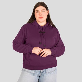 Foto 3 | Foto 3 | Sudadera Cerrada Para Mujer Con Bolsa De Canguro Greenlander Purpura