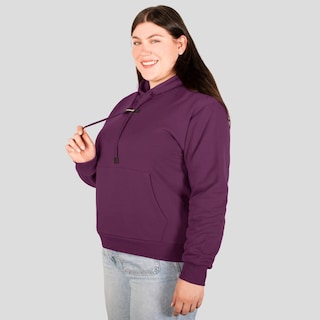 Foto 5 | Foto 5 | Sudadera Cerrada Para Mujer Con Bolsa De Canguro Greenlander Purpura