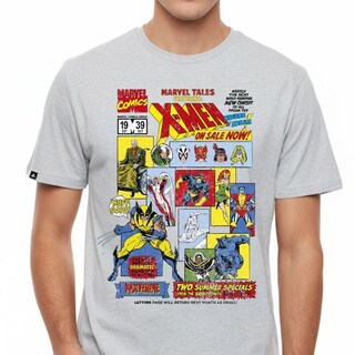 Foto 2 | Foto 2 | Playera Marvel Hombre Mujer Gris Disney Original X-man