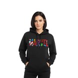Hoodie Marvel Hombre Mujer Negro Disney Original Universo Marvel