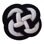 Cojín Decorativo Negro Blanco Sala Recamara Minimalista