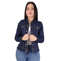 Chamarra de Mezclilla Sea Brazil Azul para Mujer