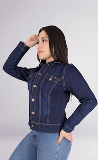 Foto 4 | Foto 4 | Chamarra de Mezclilla Sea Brazil Azul para Mujer
