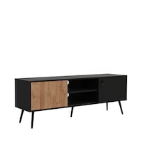 Mesa Para Tv Mirabella Wengue Y Miel Virtual Muebles