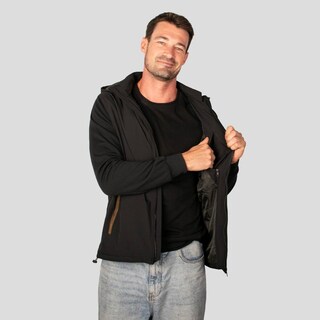 Foto 5 | Foto 5 | Chamarra Con Capucha Desmontable Y Bolsillos Para Hombre Greenlander Negro